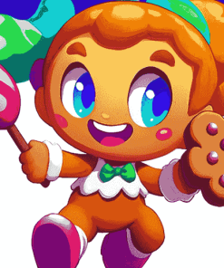 Cookie Run Characters Animation Diamond Painting