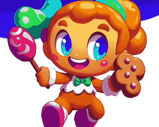 Cookie Run Characters Animation Diamond Painting