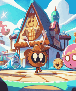 Cookie Run Kingdom Video Game Diamond Painting