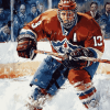 Cool Hockey Canada Ice Hockey Players Diamond Painting