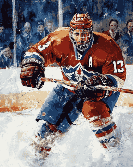 Cool Hockey Canada Ice Hockey Players Diamond Painting