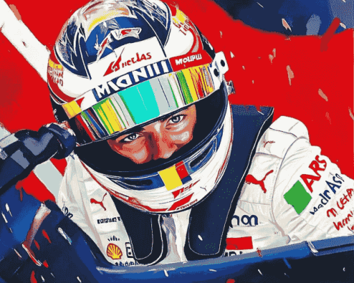 Cool Racer Pierre Gasly Diamond Painting