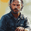 Cool Rick Grimes Celebrity Diamond Painting