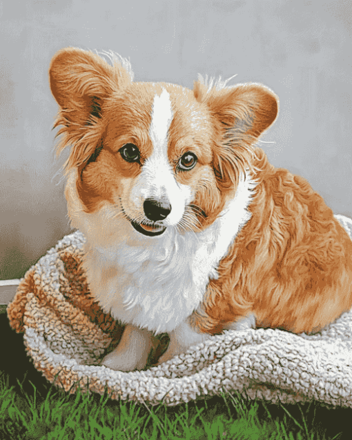 Corgi Poodle Pet Diamond Painting