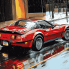 Corvette 1986 Classic Cars Diamond Painting