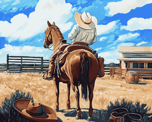 Country Cowboys Diamond Painting