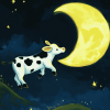 Cow Jumping Over Moon Diamond Painting