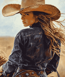 Cowgirl Westerns Diamond Painting