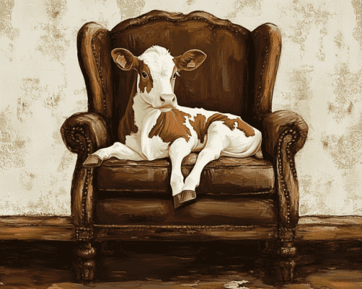 Cows Sofa Diamond Painting