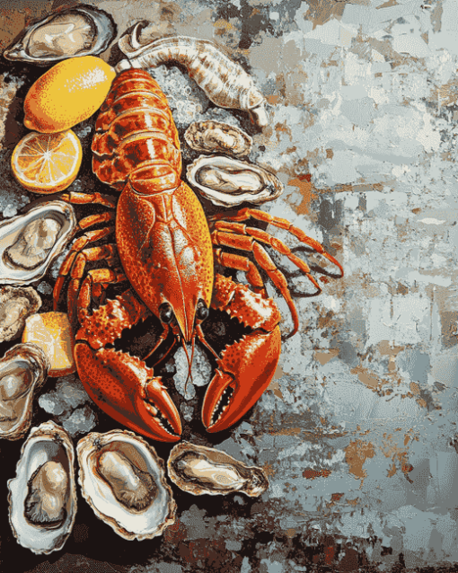 Crayfish Delight Diamond Painting