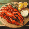 Crayfish with Delicious Sauce Diamond Painting