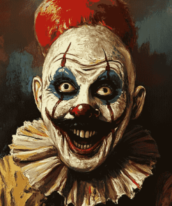 Creepy Clown Character Diamond Painting