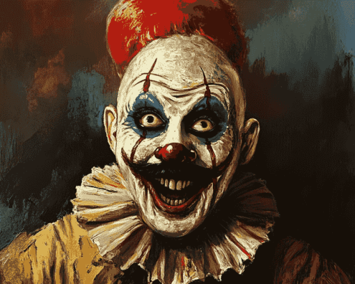 Creepy Clown Character Diamond Painting