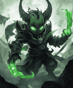 Creepy Thresh League of Legends Diamond Painting