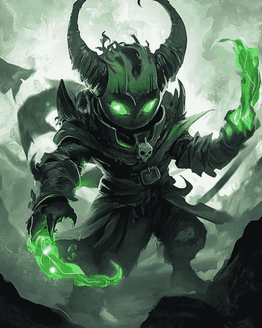 Creepy Thresh League of Legends Diamond Painting