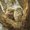 Cuddly Owls Diamond Painting