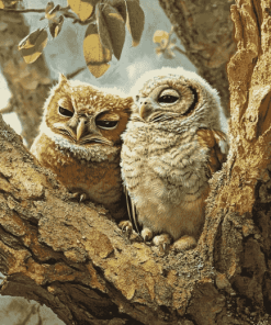 Cuddly Owls Diamond Painting