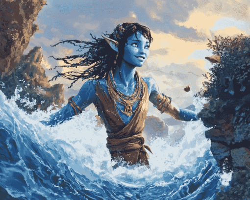 Cute Avatar Fantasy Movies Diamond Painting