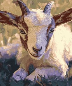 Cute Baby Goat Diamond Painting