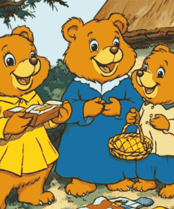 Cute Berenstain Bears Animation Diamond Painting