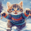 Cute Cat Adventures Diamond Painting