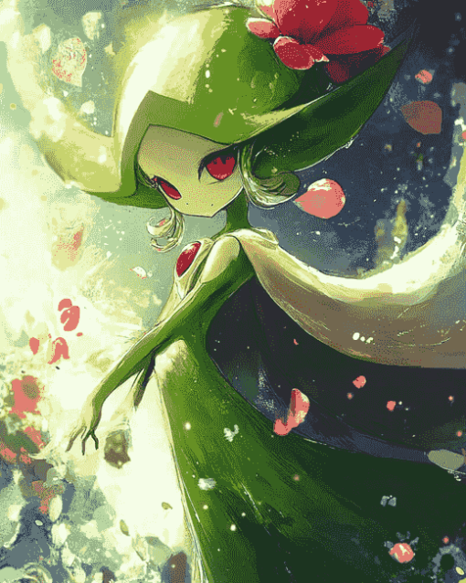 Cute Fantasy Gardevoir Diamond Painting