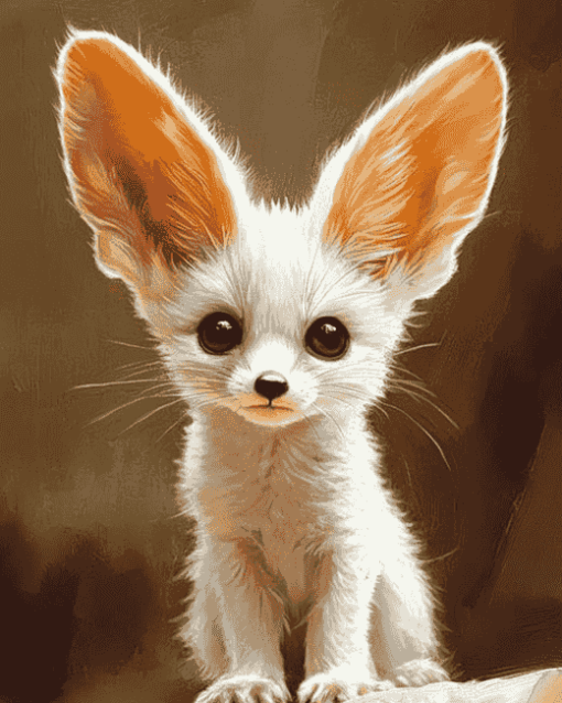 Cute Fennec Fox Diamond Painting