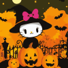 Cute Hello Kitty Halloween Diamond Painting