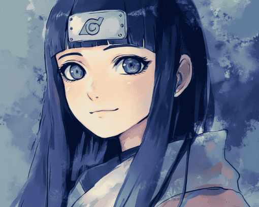 Cute Hinata Hyuga Anime Diamond Painting