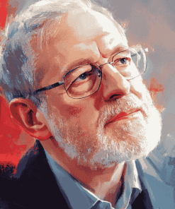 Cute Jeremy Corbyn Inspired Diamond Painting