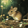 Cute Mouse in Nature Diamond Painting