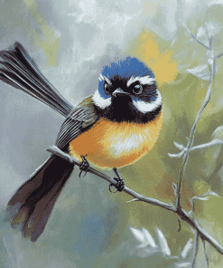 Cute New Zealand Bird Diamond Painting