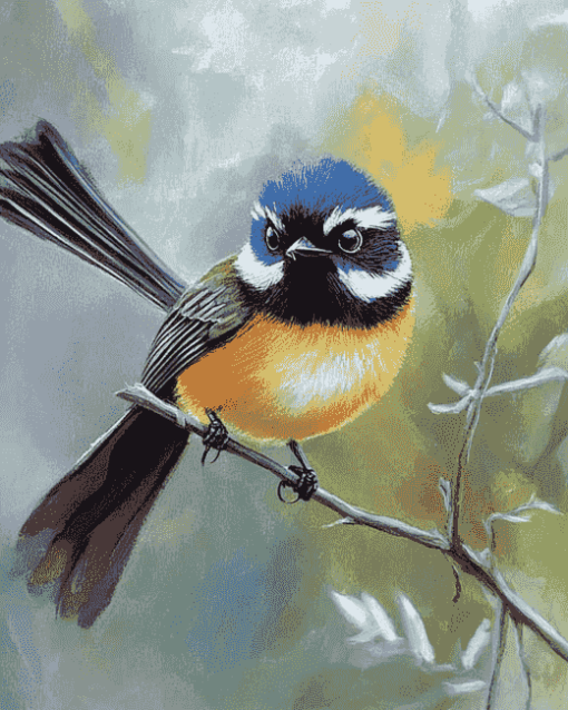 Cute New Zealand Bird Diamond Painting