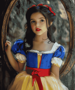 Cute Snow White Costume Diamond Painting