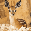 Cute Steenbok Animal Diamond Painting