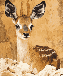 Cute Steenbok Animal Diamond Painting