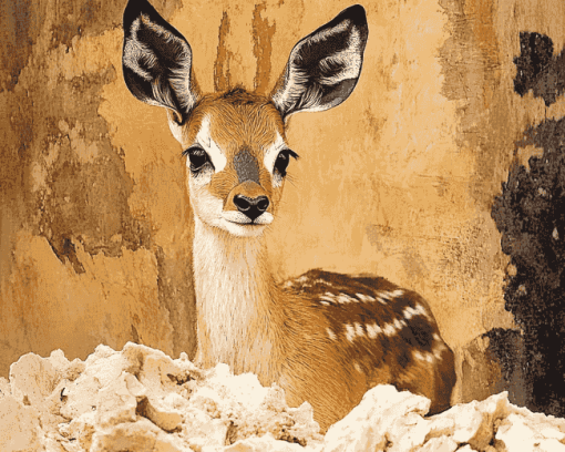 Cute Steenbok Animal Diamond Painting