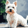 Cute West Highland Terrier Puppies Diamond Painting