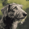 Cute Wolfhound Puppies Diamond Painting