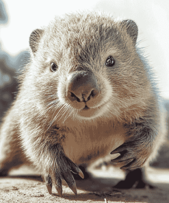 Cute Wombat Animal Diamond Painting