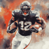 DK Metcalf Football Star Diamond Painting