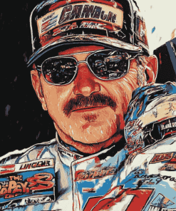 Dale Earnhardt Legendary Race Diamond Painting