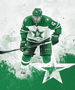 Dallas Stars Logo Ice Hockey Diamond Painting