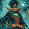 Damian Wayne Cartoon Diamond Painting