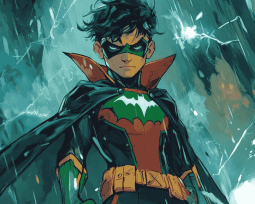 Damian Wayne Cartoon Diamond Painting