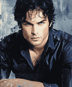 Damon Salvatore Celebrity Diamond Painting