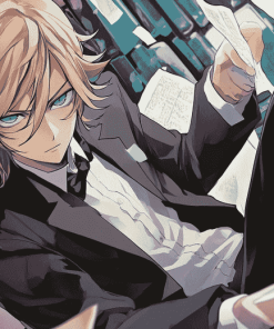 Danganronpa Byakuya Togami Anime Diamond Painting