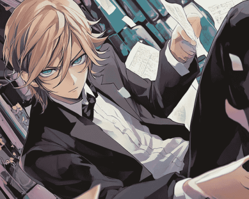 Danganronpa Byakuya Togami Anime Diamond Painting