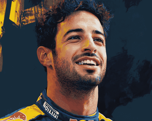 Daniel Ricciardo Racing Diamond Painting