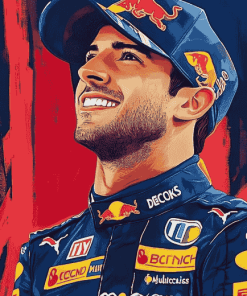 Daniel Ricciardo Racing Diamond Painting